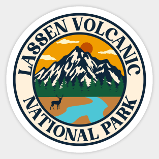 Lassen volcanic national park Sticker